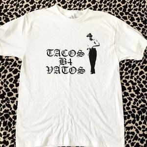 Tacos B4 Vatos/ Blood In Blood Out Spoof Tee - image 1